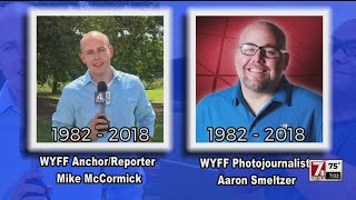 WYFF news crew dies after tree falls on vehicle in Polk Co.