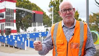 Porritt Park Destination Playground with Councillor Peter Revell