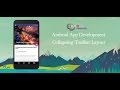 Android Studio Tutorial - Collapsing Toolbar Layout android