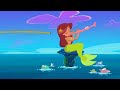 zig e sharko 🌴 a pequena sereia 🧜‍♀️ zig e sharko brasil desenho animado em português