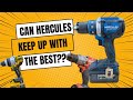 Can Hercules Compete with the Best??? Hercules  against the Best from Dewalt and Milwaukee!