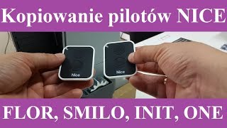 |NICE| Kopiowanie sygnału pilotów NICE - [FLOR, SMILO, INIT, ONE]