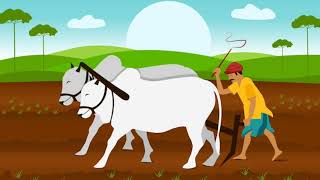 एक मेहनती किसान की कहानी | Story of a hard working farmer | Cartoon Video