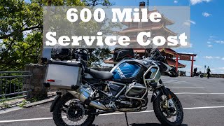 BMW R1250 GS Adventure 600 Mile Service Cost