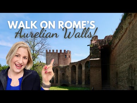 What type of walls were built in Rome?