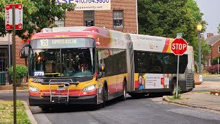 MTA Maryland:2013 New Flyer XDE60 #12090 On The Route 163 To West Baltimore Marc