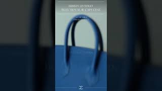 Birkin 25 verso bleu royal \u0026 capucine togo phw #shorts