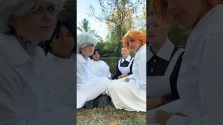 we worked hard on this! #harpyhare #trending #cosplay #thepromisedneverland #trend #anime #friends