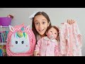 ENXOVAL DA MINHA BEBÊ REBORN ★ Mochila, brinquedos, roupinhas e acessórios da minha boneca Isabella