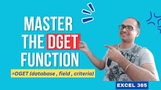 Master the DGET function in Excel 365