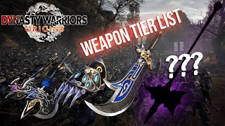 Ranking ALL Weapons from Worst to Best in Dynasty Warriors Origins [Tier List]