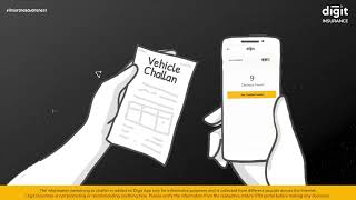 Check Pending Challan on Your Vehicle with Digit App