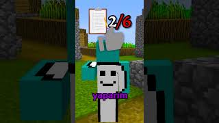 Minecraft'ta Herobrine Bana Görevler Verdi !! #shorts