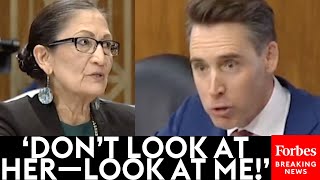 'So You're Not In Charge?!': Josh Hawley Goes Absolutely Nuclear On Deb Haaland
