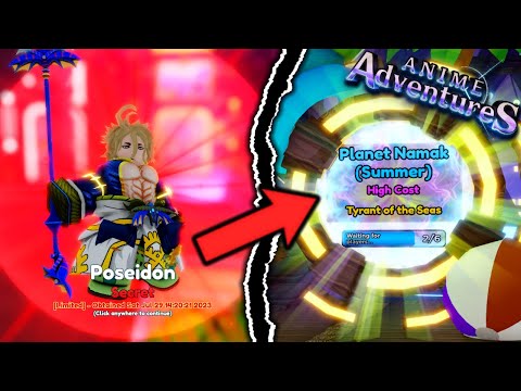 How To Get New Poseidon Secret Limited Unit In Anime Adventures Update 15.5!