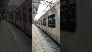 臨時列車関門海峡花火大会号　門司港行　　813系9両編成　小倉駅発車