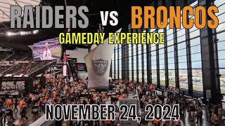 Las Vegas Raiders Gameday Experience 11 24 2024