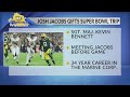 Packers running back Josh Jacobs gifts Super Bowl tickets to Marine Corps veteran and diehard fan