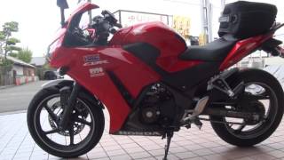 MORIWAKIエキゾーストサウンドを聞け　2014 ホンダ・CBR250R　ミレニアムレッド　2014 HONDA  CBR250R　MC41　モリワキ