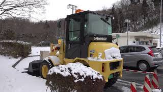 2019 降雪に備えて ホイルローダー YANMAR V4 キャビン仕様 4K版