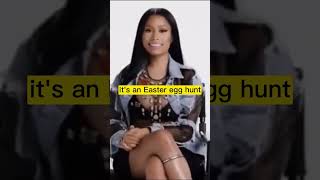 Nicki Minaj talks about easter eggs!