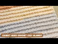 How To Make A Easiest Quick Crochet Cozy Blanket