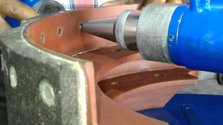 Brake Lining Rivetting & De-rivetting Machine Demo