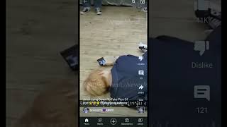 Jimin Lying Down To Take pic of RM!!🤣😂🐥🐨#nammin  #shorts 💜💜