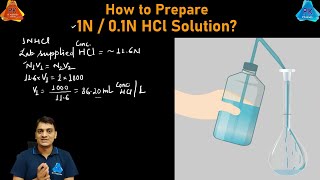 How to Prepare 1N and 0.1N HCl?