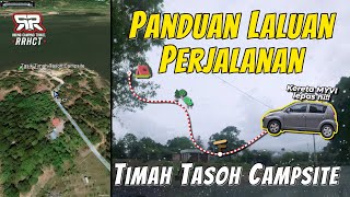 Laluan Route Access Masuk ke Tasik Timah Tasok Campsite di Perlis