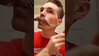 How to apply mustache wax