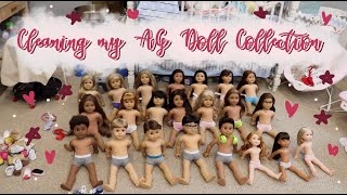 Cleaning All of my American Girl Dolls! AG Doll Collection | Kelli Maple
