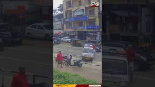 തിരുവനന്തപുരത്ത് അതിവേഗത്തില്‍ എത്തിയ ആംബുലന്‍സിനു മുന്നില്‍ പെട്ട കാല്‍നടയാത്രക്കാരന്‍