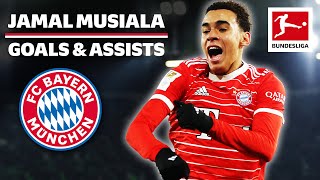 Jamal Musiala - All Goals and Assists 2022/23