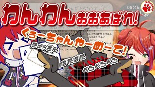 配信中にわんわん大暴れ？ 寝言にジタバタ窓拭きも！？【vtuber 切り抜き 茜音カンナ/ななしいんく】 #ペット #犬