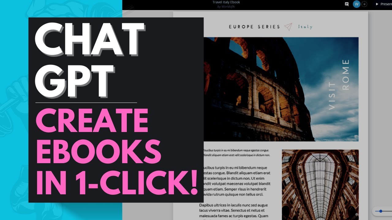 How To Create EBooks In 1 CLICK Using ChatGpt! - YouTube