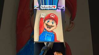 ✋🤩😩😳oddly Satisfying Mario …with my thick mop’r markers #shorts #tiktok #youtube #posca