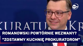 Prokuratura: Powtórne przedstawienie zarzutów Romanowskiemu w najkrótszym możliwym terminie @TVN24