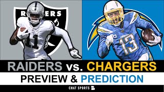 Raiders vs. Chargers Preview, Analysis & Score Prediction For NFL Week 4 + Josh Jacobs Injury News