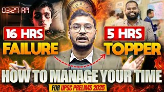 🔥7 Evidence-Based Time Management Techniques to Crack UPSC Prelims 2025!