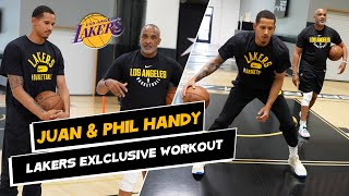 Lakers Juan Toscano-Anderson Exclusive Workout with Phil Handy