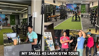 Full tour of our small 45 lakh gym | #gym | Full detail gym cost how much fee