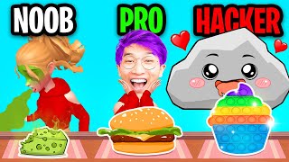 NOOB vs PRO vs HACKER In YES OR NO!? (ALL LEVELS!)