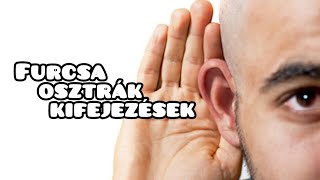 Furcsa osztrák kifejezések.