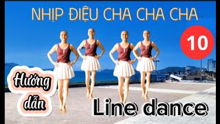 NHỊP ĐIỆU CHA CHA CHA. mẫu ráp bài mẫu số 10. Bấm 👆 xem hướng dẫn kỹ 32 động tác.