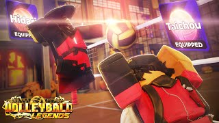 USING THE NEW STRONGEST SETTER AND SPIKER DUO HIDARI AND TAICHOU IN VOLLEYBALL LEGENDS