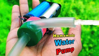How To Make Water Pump from DC Motor at Home | Awesome idea