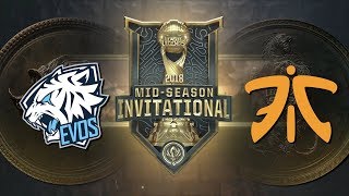 【MSI季中冠軍賽】小組賽 第三天 EVS vs FNC