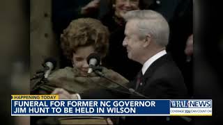 Jim Hunt's funeral held at Wilson church