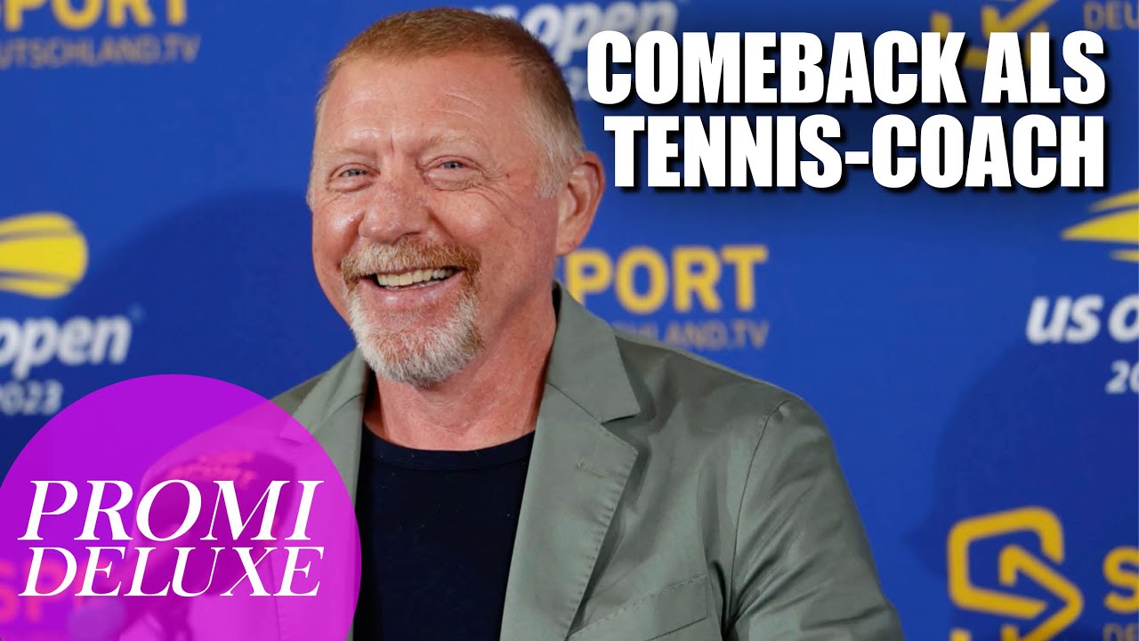 Boris Becker Feiert Offenbar Comeback Als Tennis-Coach - YouTube